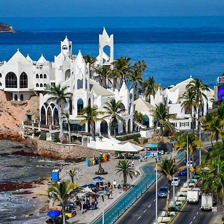 Departamento En Mazatlan Frente Al Mar Y Alberca Comun. Apartman Kültér fotó