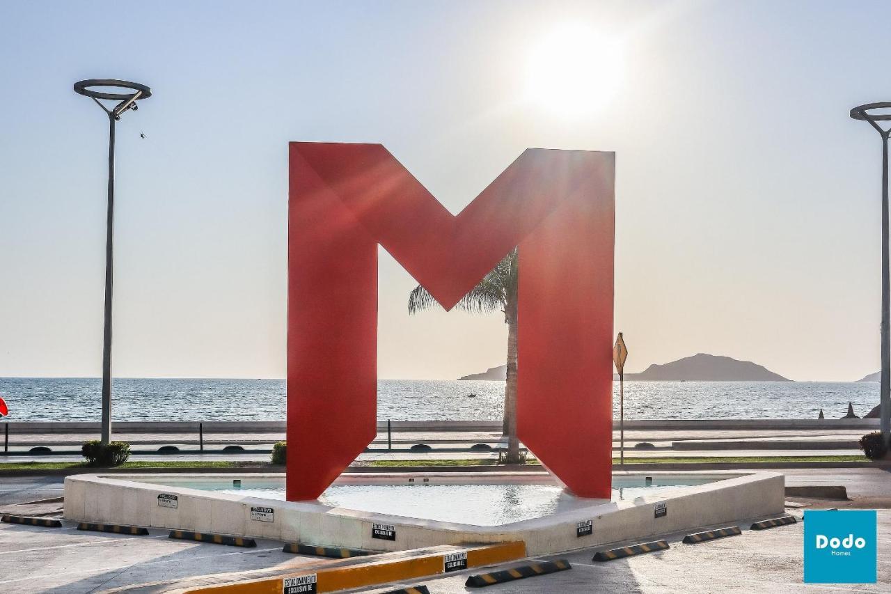 Departamento En Mazatlan Frente Al Mar Y Alberca Comun. Apartman Kültér fotó