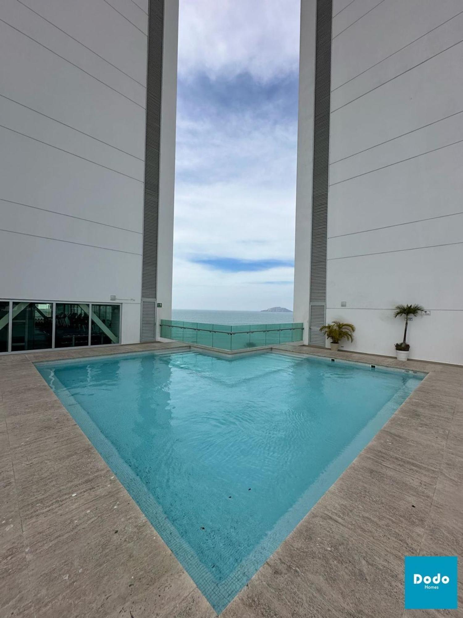 Departamento En Mazatlan Frente Al Mar Y Alberca Comun. Apartman Kültér fotó