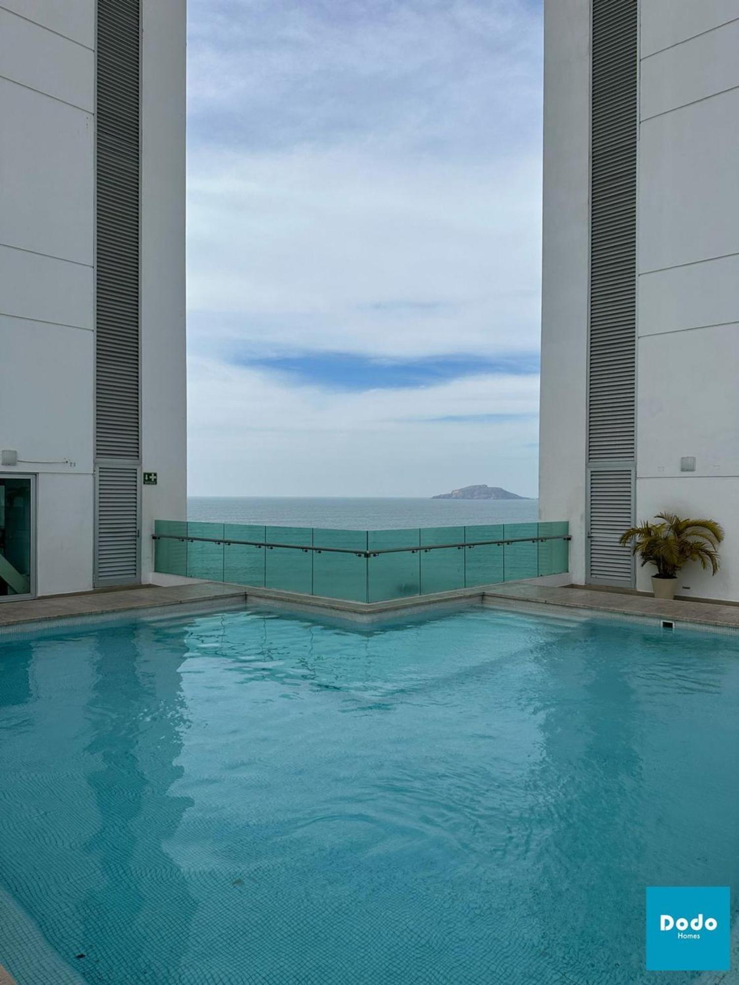 Departamento En Mazatlan Frente Al Mar Y Alberca Comun. Apartman Kültér fotó